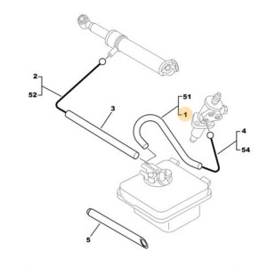 CANALISATION RETOUR MULTIFONCT Citroën Xantia - 96113947