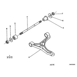 ARTICULATION BRAS TRIANGLE AV Citroën BX - 96070064