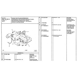 RACCORD Circuit de recyclage Citroën CX - 7905026997