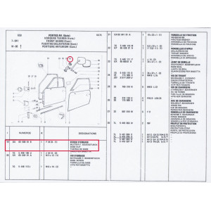 ÉCROU D'EMBASE Citroën GS/GSA, CX - GX 65 508 01