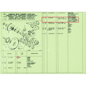 DE 3 SEGMENTS Citroën Visa, BX - 95619678