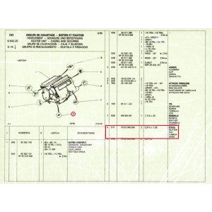 ECROU TOLE Citroën BX, Tous types - 7903046031