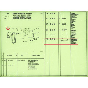DEMI - BOITIER Citroën Visa, LNA - 95534707
