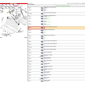 COMMANDE DEVERROUILLAGE SIEGE Citroën Xsara - 8957FG