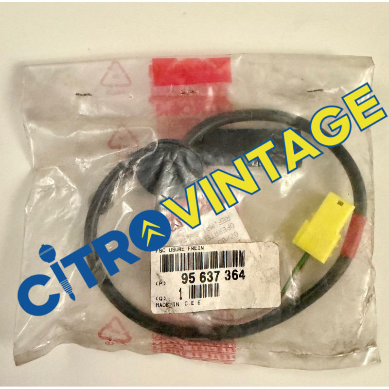 95637364 - Faisceau d'usure de frein Citroën BX -Freins, Commande de frein - référence : 95637364-OE