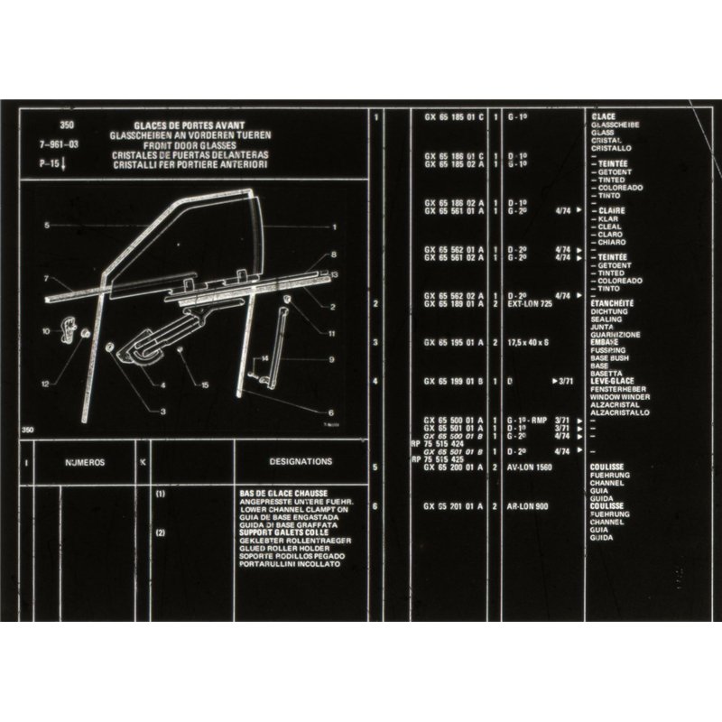 GX6519501A - Embase manivelle -Carrosserie - référence : GX6519501A-OE