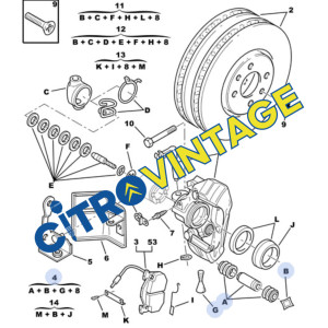 95590797 - Kit Guide Étrier de Frein -Freins, Commande de frein - référence : 95590797-OE