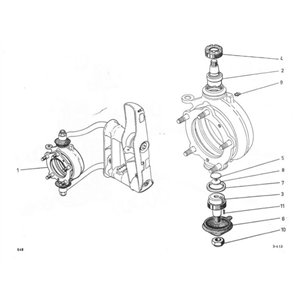 DX41311 - ECROU SUP. DE ROTULE DE PIVOT CITROEN DS -Essieux, Suspension, Hydraulique - référence : DX41311-CV