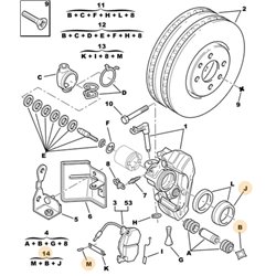 95618408 - NEC ETANCHEITE PISTON FREIN AV -Freins, Commande de frein - référence : 95618408-OE