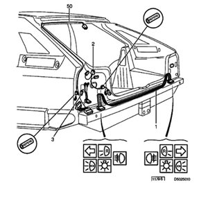 96016837 - Faisceau d'essuie vitre AR droit -Tableau de bord, éclairage, signalisation - référence : 96016837-OE