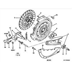 95538538 - PALIER FOURCHETTE DE DEBRAYAGE -Organes extérieurs au moteur - référence : 95538538-OE