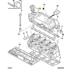 025847 - Bouchon remplissage huile moteur -Organes extérieurs au moteur - référence : 025847-OE