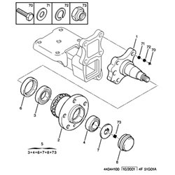 335026 - Kit de roulement de roue SKF VKBA 3430 -Essieux, Suspension, Hydraulique - référence : 335026-SKF
