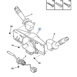 6239H5 - BLOC CMD ESSUIE ET LAVE VITRE -Tableau de bord, éclairage, signalisation - référence : 6239H5-OE