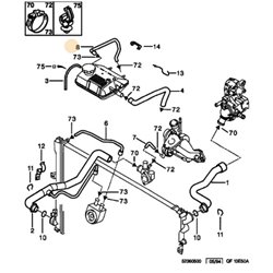 134191 - RACCORD EAU MOTEUR -Refroidissement - référence : 134191-OE