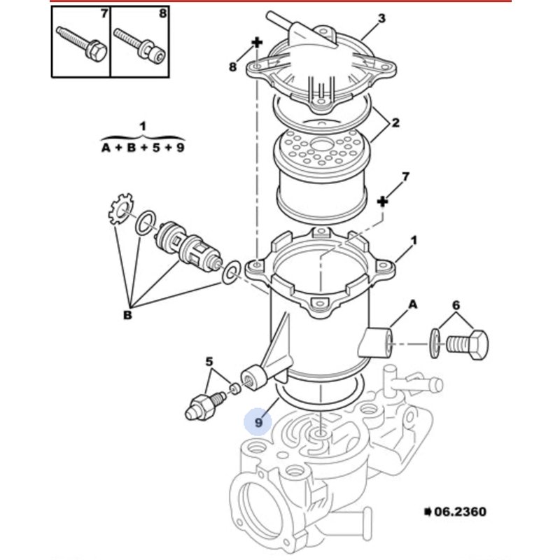 191211 - JOINT TORIQUE FILTRE A GASOIL -Organes extérieurs au moteur - référence : 191211-OE