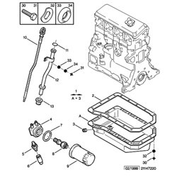 1109W7 - FILTRE A HUILE C25 -Moteur, Boite de vitesses - référence : 1109W7-OE