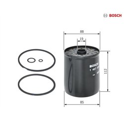 1457434200 - FILTRE A GASOIL BOSCH -Organes extérieurs au moteur - référence : 1457434200-BOSCH