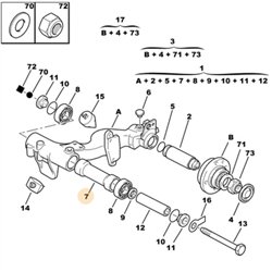 517912 - PROTECTEUR JOINT SUSPENSION AR -Essieux, Suspension, Hydraulique - référence : 517912-OE