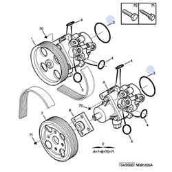402688 - Joint torique pour pompe HP 6+2 / Citroen XM et Xantia