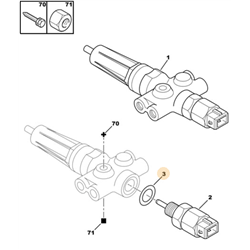 4048H5 - Joint torique liquide hydraulique