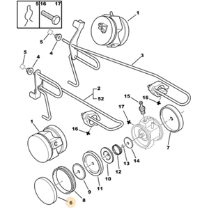 5410408 - Coupelle correcteur de hauteur Citroën BX, CX, Xantia, XM