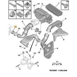 1434C8 - MANCHON DE RACCORD D'AIR