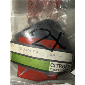 95540094 - FERMOIR DE VITRE AVANT INTÉRIEUR NOIR CITROEN 2CV