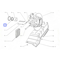DV453164 - JOINT FEUTRE ETRIER DE FREIN CITROEN DS