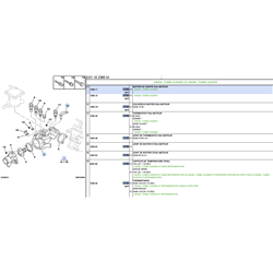 1336L7 - BOITIER DE SORTIE EAU MOTEUR XUD9