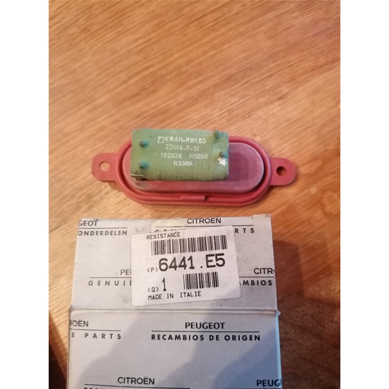 6441E5 - RESISTANCE REFRIGERATION